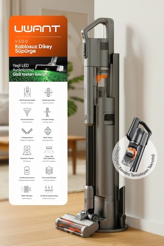 Uwant V500 Dikey Şarjlı Süpürge