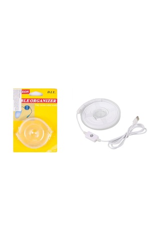 Lexroo Kablo Düzenleyici Toparlayıcı Aparat 2 Adet 6x6x1cm Standart