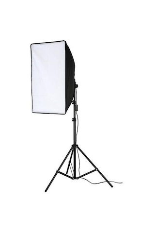 Softbox Sürekli LED Işık Tek Duylu 50 x 70 CM Tekli Set
