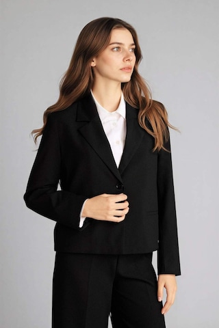 Defacto Relax Fıt Ceket Yaka Blazer Ceket G9308ax26spbk27 Siyah-bk27
