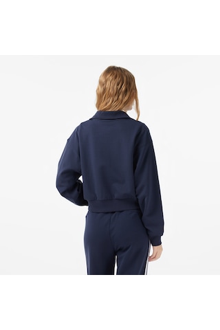 Anta Iconic Kadın Lacivert Yarım Fermuarlı Sweatshirt 862538711 Mavi