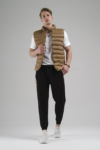 Tobia Slim Fit Cepli Dolum Süet Erkek Yelek