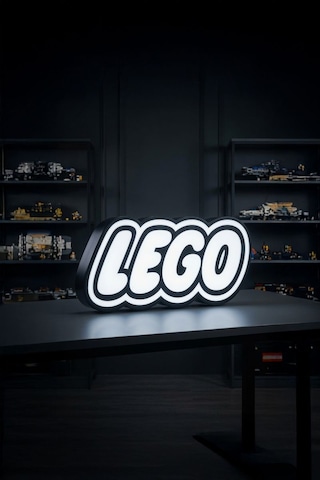 Lego Tasarımlı Dekoratif Aydınlatma Gece Lambası 25x12cm Çok Renkli