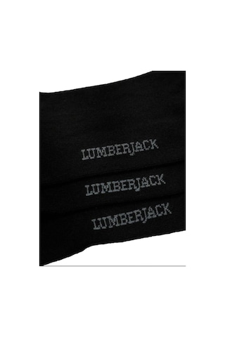 Lumberjack Wb Deborah 32ptk1 4pr Unisex 3 Lü Patik Çorap Siyah