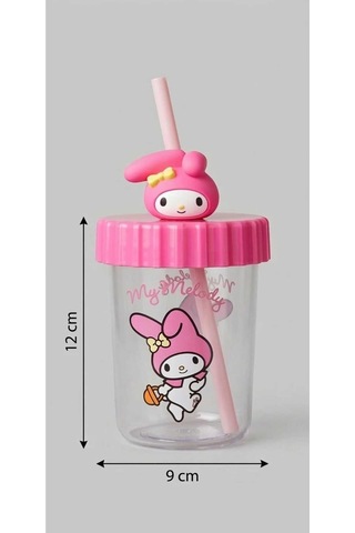 My Melody Figürlü Pipetli Bardak Pembe