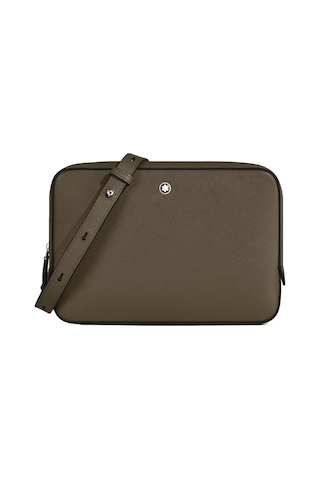 Montblanc Sartorial Deri Küçük Boy Çanta 221574 Haki