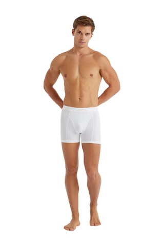 Blackspade Aura Organik 2'li Paket Extra Konfor Özel Erkek Boxer Beyaz