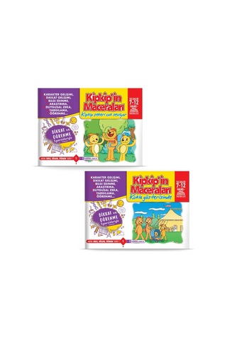 Dikkati Güçlendiren Hikaye Seti-Kip Kip'in Maceraları Kutulu Set 7-12 Yaş - 10 Kitap Takım - Osman Abalı - Adeda