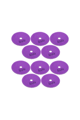 Yunboo 3 İnç Beyaz Zemin Elmas Pasta 800 Tane , 10 Adet, Taş, Seramik, Beton Sıvı/kuru Pürüzsüz Parlatma