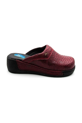 Dr.Comfort Ortopedik Deri Hemşire Sabo Terlik Dr.600 Bordo-Bordo