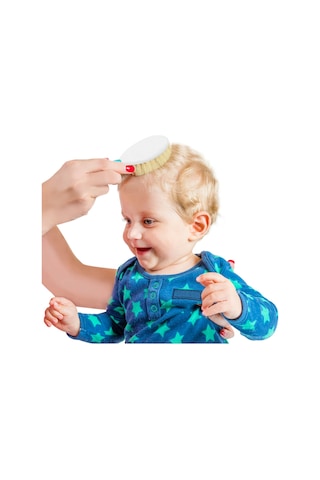 Babyjem 519 Doğal Kıl Fırça ve Tarak Seti