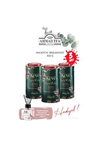 3 Kutu 100 G Kew Garden Majestic English Breakfast Ve Oda Kokusu Diğer