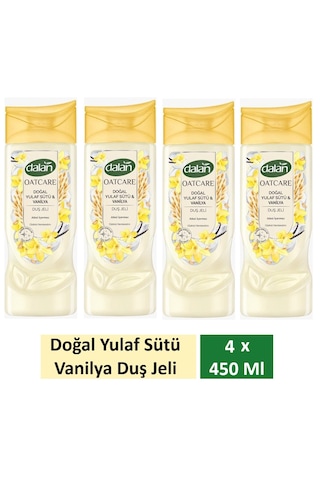 Dalan Duş Jeli Oatcare Yulaf Sütü Ve Vanilya 450 Ml X 4 Adet