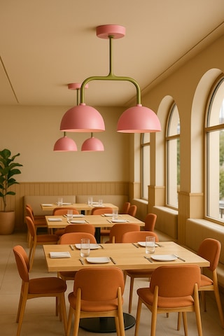Dualdome Metro Sarkıt Lamba-avize - Modern Endüstriyel Mufak Hol Cafe Salon Avize Pembe