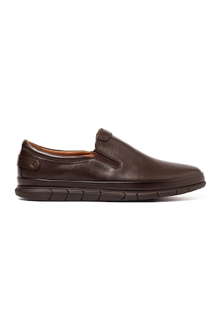 Sneaker Erkek Og-5424 John May 104 Kahve Dolaplı Deri Kahverengi