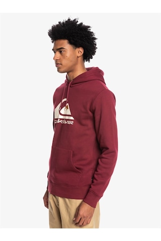 Quiksilver Big Logo Hood Erkek Sweat-4137 Bordo