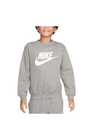 Nike Fd2992-063 Sportswear Club Fleece Genç Çocuk Sweatshirt'ü - Gri