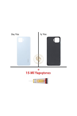 Oppo Kapak Yapıs Tırıcı Reno 4 Lite Ac Ik Mavi Yapıs Tırıcı B-7000 Yapıştırıcı Arka Kapak Arka Cam Batarya Kapağı Lazer Kesim Kapak Pil Kapağı Back Cover Çok Renkli