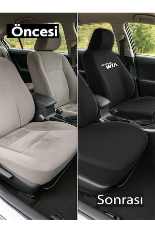 Aracinizin İcini Yenileyen Hyundai H100 İle Uyumlu Oto Koltuk Kilifi İle Her Detay Ozel Siyah