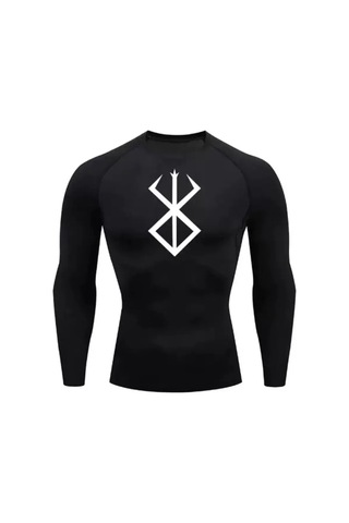 Kvk Rashguard Berserker Siyah Spor Uzun Kollu Tişört 227678788 Siyah