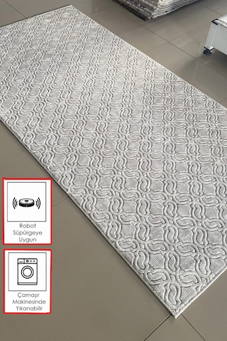 Lüle Halı Kaymaz Taban Halı Yolluk Embos,vizon Emb524