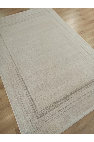 Tuğra Halı Bianca Bc04 Krem Vizon Salon Halısı