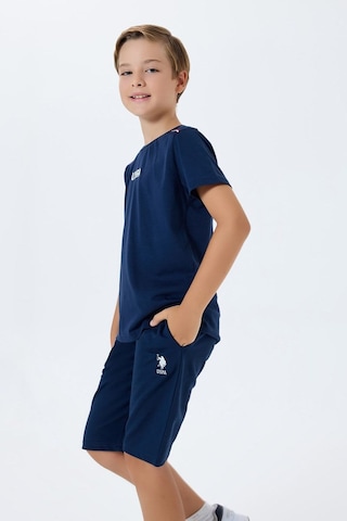 U.S. Polo Assn. U.s. Polo Assn Erkek Çocuk Bermuda 2'li Takım Lacivert-2690