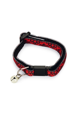 Hnrlıshp Beeztees Yavru Kedi Boyun Tasması, Zilli, Kırmızı, 16-23cm