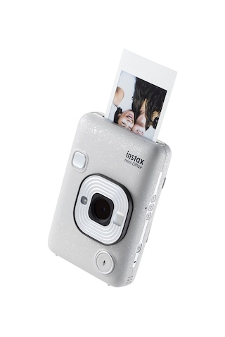 Fujifilm Instax Mini Liplay Hybrid Stone White Fotoğraf Makinesi Çantalı Set 3