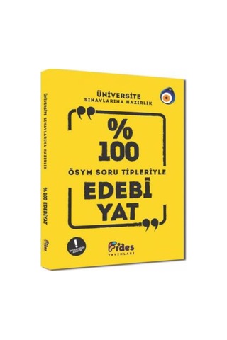 Fides Yayınları Yüzde 100 Ösym Soru Tipleriyle Edebiyat