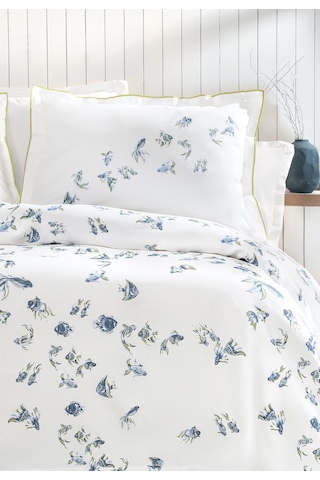 Yataş Bedding Betta Tek Kişilik Pike Takımı - Mavi