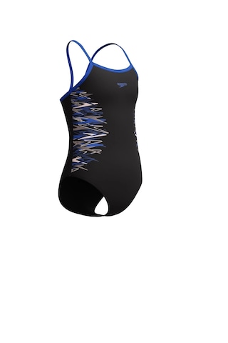 Speedo Kız Çocuk Yüzücü Mayosu Plmt Tsrp Msclbck Jf Blk Blu Çok Renkli