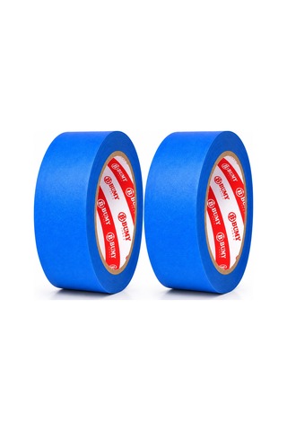 2 Adet Mavi Maskeleme Bandı 48 Mm X 30 Metre Marin Boya Bantı Isıya Dayanıklı Bant Kağıt Bantları