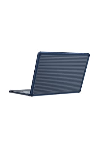Macbook Neo 13 İnc A3404 Uyumlu Skinarma Vibron Serisi Klipsli Kurulum Özellikli Kapak Lacivert