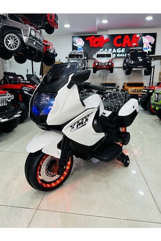 Akülü Motor 12v 0-6 Yaş Beyaz