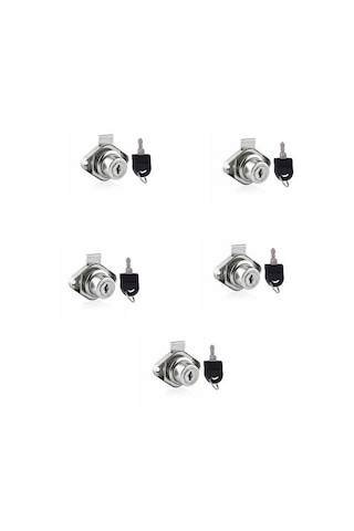 Oval Mobilya Ve Çekmece Kilit 5 Adet 0.30 Mm