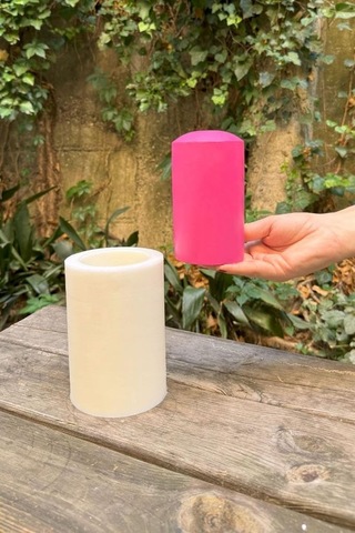 Rufus Concept Silindir 7,5x14cm Silikon Mum Kalıbı Genel