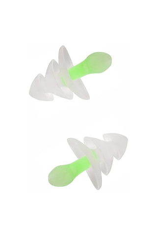 Arena Earplug Pro Silikon Kulak Tıkacı 000029126 Şeffaf-yeşil