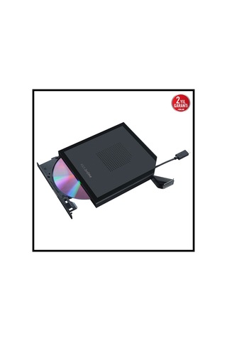 Asus Sdrw-08v1m-u Zendrive, Usb Type-c External, Siyah, Slim, Optik Okuyucu/yazıcı