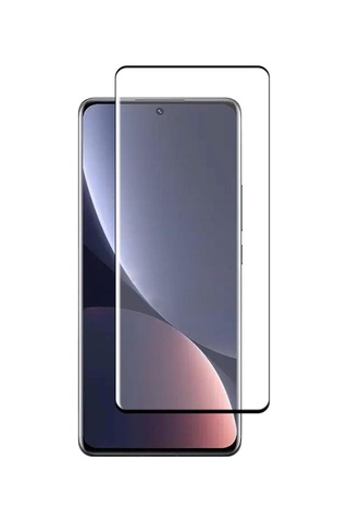 Microcase Xiaomi 12S Pro 3D Curved Tam Kaplayan Kavisli Cam