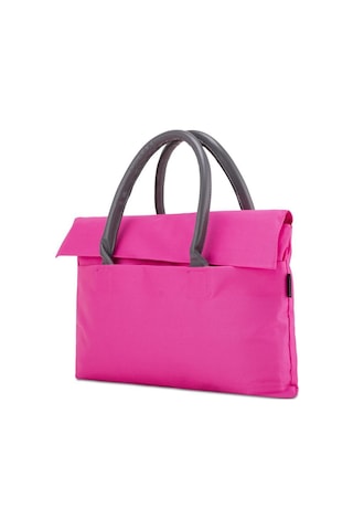 Classone Byn-el006 Wtxpro Su Geçirmez Kumaş 13-14 İnch Bayan Laptop, Notebook, Apple Uyumlu MacBook Air El Çantası- Tote Bag- Pembe