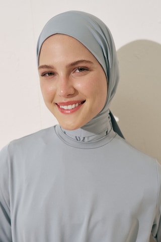 Manuka Tesettür Mayo Bone Mavi Mavi