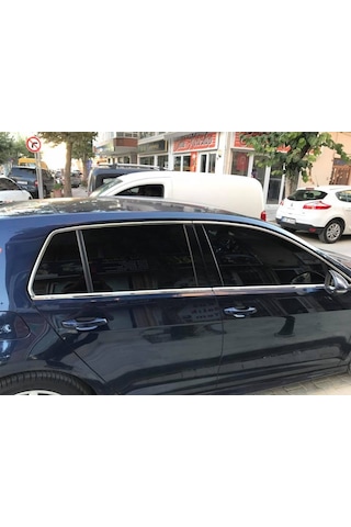 Volkswagen Golf 7 7,5 Krom Cam Çerçevesi 2013 Ful Set