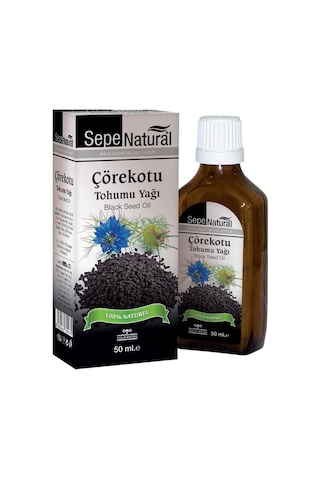 Sepe Natural Çörekotu Tohumu Özlü Bakım Yağı 50 ML