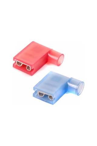 Tfdeb - 2862 1.5-2.5mm2 Tam İzoleli Polyamid Bayrak Tip Terminal Kablo Ucu Mavi 100 Adet