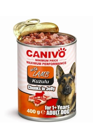 Kuzulu Yetişkin Köpek Konservesi 400 Gr 36 Adet