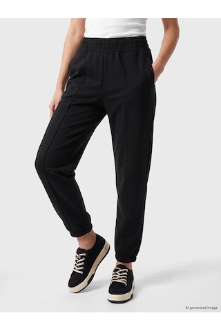 Lcw Vision Siyah Soft Touch Kadın Jogger Eşofman Altı
