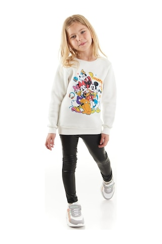 Supermino Minnie Mouse Lisanslı Kız Çocuk Sweatshirt 20170