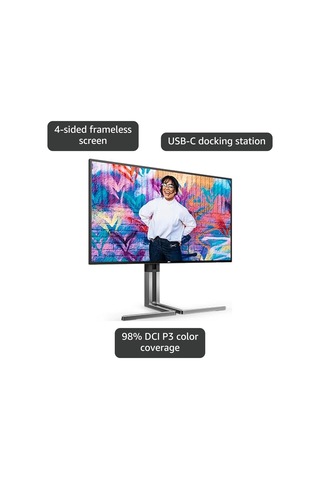 Aoc U27u3cv 27" 60 Hz 4 Ms 4k Pivot Ips Adaptive Sync Monitör