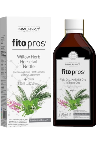 İmmunat Fito Pros Yakı Otu Kırkkilit Otu Isırgan Otu Sıvı Ekstraktı 250 ML